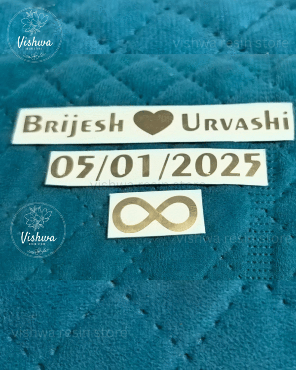Custom Vinyl Stickers - Two Lines