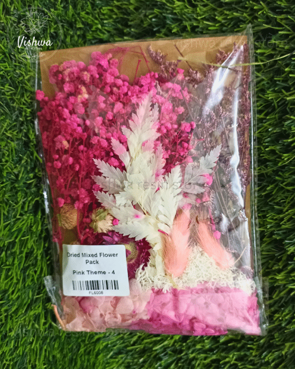 Dried Mixed Flower - Pink Theme