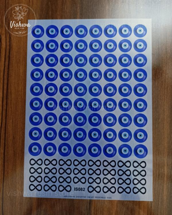 Evil Eye & Infinity Insert Sheet